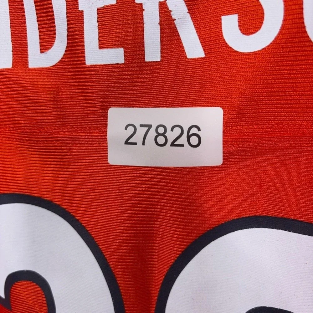 Denver Broncos Jersey Youth XL Orange Anderson #22 Sports NFL Team Apparel